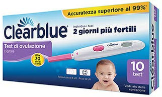 Procter & Gamble Srl Test Ovulation Clearblue Ovulation Digital 10 Stick