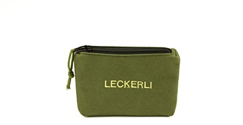 ANDREAS WIPPER Mit Wunschname möglich. Leckerlibörse, Futterbeutel, Leckerlibeutel, Futtertasche für Hunde, Leckerlitasche Pocket Olive Edition