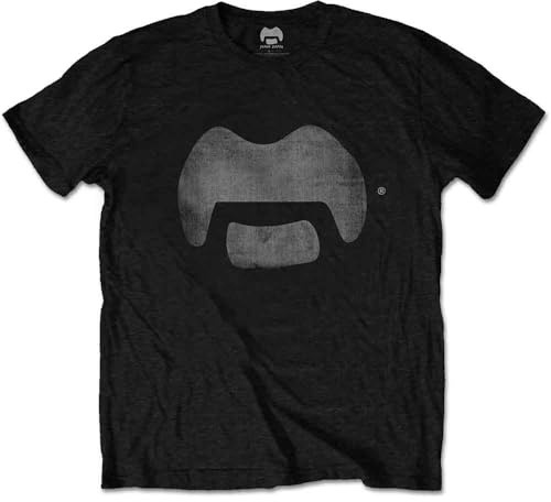 Rock Off officially licensed products Frank Zappa Unisex T-Shirt: Tache (Nero) Size M