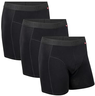 DANISH ENDURANCE 3- eller 6-packs Kalsonger i Ekologisk Bomull, Vardagskomfort, Bomullsboxers för Herr