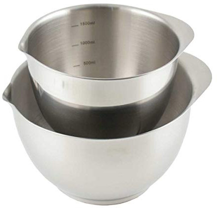 Rosti Schüssel-Set MARGRETHE Edelstahl 1,5L + 3L | RO-245120 | 5722002451202