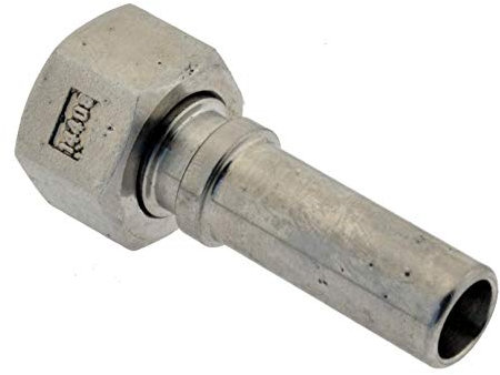 Schlauchtülle mit Überwurfmutter und Sicherungsbund G 1/2 - 13 mm, Edelstahl DIN 2817