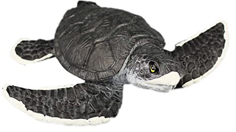 Toyvian Spielzeug Schildkröte Aus PVC Simulationstier-Modell Realistisches Design Für Junge Mädchen Junge Mädchen Kleinkinder Lernspielzeug Geschenkidee Schwarz
