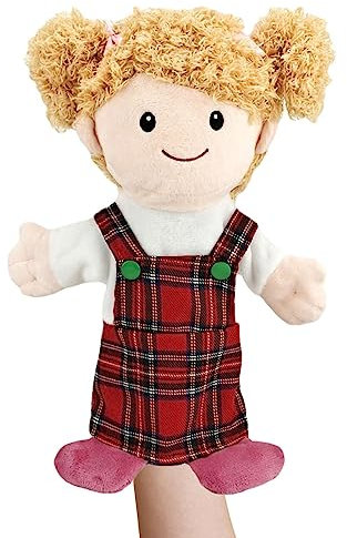 Imtrub Handpuppe – 30 c große Plüsch-Handpuppe, Rollenspiel, Partygeschenk für Kinder, Mitgebsel, Kinder, Mädchen, Jungen, ab 3 Jahren, für Sofa-Ornamente