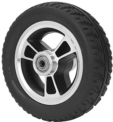 Roues De Fauteuil Roulant De 15,2 Cm Roues De Rechange Pour Déambulateur En Polyuréthane Roues De Chariot De Chariot Pneus De Fauteuil Roulant Moyeu En Alliage D'aluminium Roue Solide De Remplacement