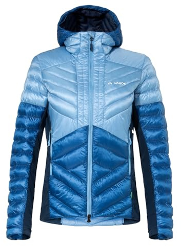 VAUDE Damen Isolationsjacke Sesvenna Pro Jacket II, warm & wasserabweisend, extrem atmungsaktiv, Passform: Slim fit, pastel blue, 38