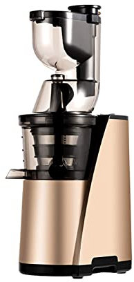 CRBUDY Máquinas exprimidoras, Extractor de Jugo de Frutas y Verduras, exprimidor de Prensa en frío de masticación Lenta para Todas Las Frutas y Verduras, exprimidor de Prensa en frío con