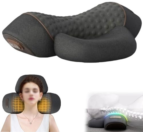 Mysoothelab Neck Massager Pillow, My Soothe Lab 3 in 1 Neck and Shoulder Massager, Mysoothelab Back Massager, for Neck and Shoulder and Back (Dark Grey)