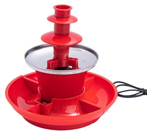 Fuente De Chocolate Eléctrica - Máquina De Fondue De 3 Niveles | Flujo Fluido Para El Temple Continuo, Ideal Para Chocolate, Queso O, Perfecto Para Fiestas, Entretenimiento