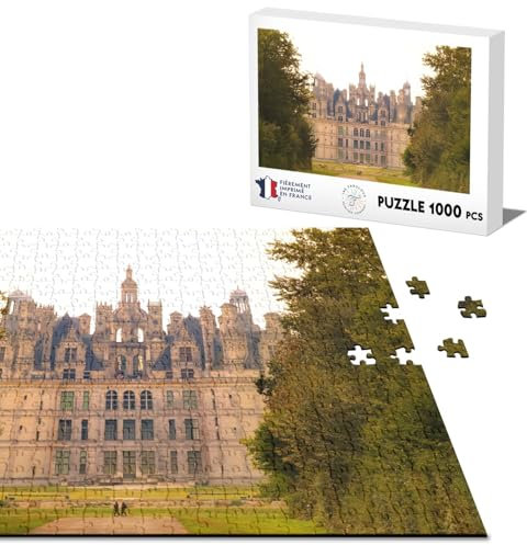 Klassisches Puzzle 1000 Teile Chambord Schloss Dungeon Renaissance Chateau de La Loire