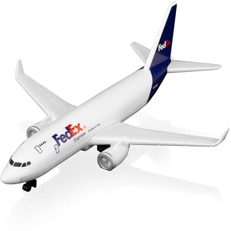 SimplyAir 1/400 FedEx Airplane Model Kits Plastic Airplane Model for Collection and Display