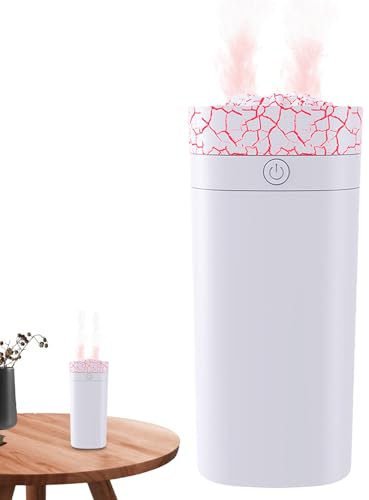 Volcano Humidifier - Rechargeable Volcano Travel Humidifier - Multifunctional Air Purifier, Low Noise Bedroom Supplies for Winter Indoor Use