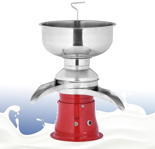 Separatore Di Crema Per Latte Di Capre, Latte Elettrico Crema Separatore Centrifugo - Uscita 50-100 Litri/h, Convertire Latte Crudo/intero In Panna E Latte Scremato Per Il Formaggio Al Burro. 50L/H