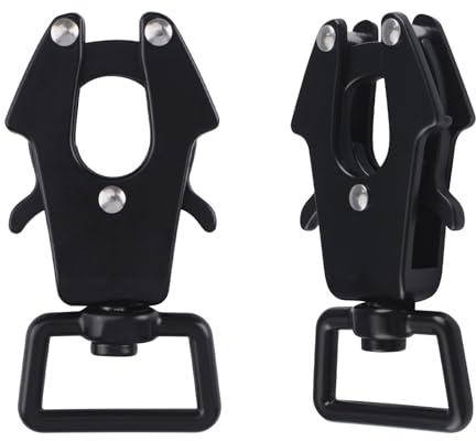UFURMATE Lot de 2 boucles de laisse en forme de grenouille pour animal domestique, boucle de chaîne à dégagement rapide pour chien, clip pivotant à 360 degrés pour attacher le collier de votre animal
