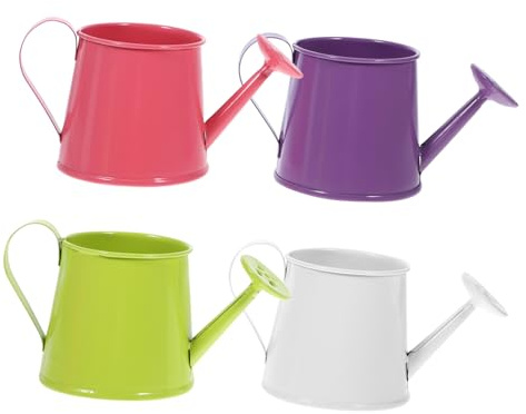 VALICLUD 4pièces Arrosoir Mignon pour Plantes Intérieur Arrosoir Design Compact Carafe Arrosage Petite Seau Arrosage Décoratif Pot Eau pour Plante Intérieure