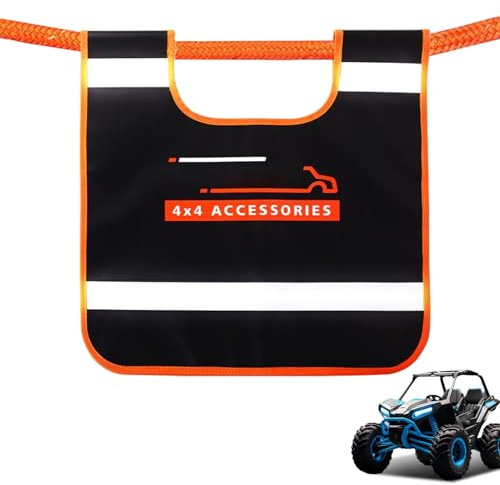 Lanmijia Bandera de Seguridad - Bandera Reflectante para Remolques - Señal Antirrebote Impermeable Para Remolque Autocaravana Coche Y Equipo De Rescate Para Exteriores