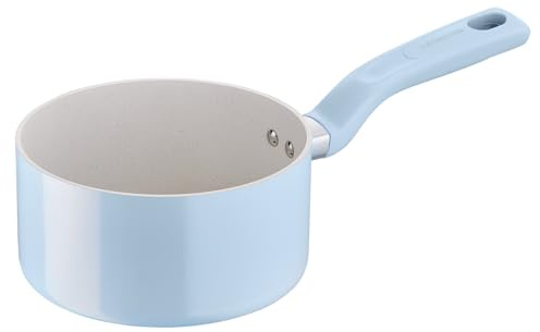 Lagostina Brezza, Casseruola Fonda con Manico Lungo Antiaderente Ø 16 cm, Rivestimento Mineralia, Indicatore di Calore Thermo-Signal, Manico Rivettato, Compatibile con Induzione