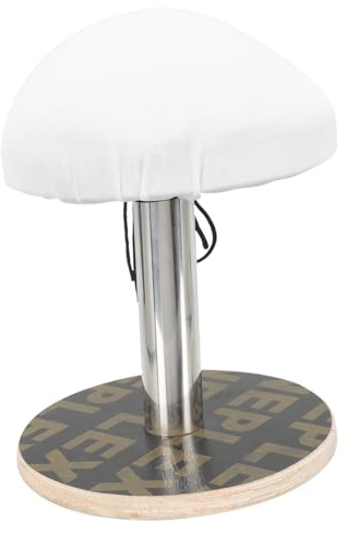 SEWACC Tabouret de Repassage Multifonction Portable en Bois Housse Blanche, Planche à Repasser Compacte Maison, Support Stable pour Vêtements et Manches, Accessoire de Repassage Pratique