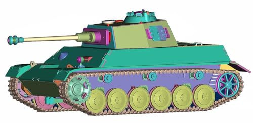 Hobby Boss 380150-1/35 Pz Kpfw. II/IV auf Einheitsgestell - Maßstab 1:35