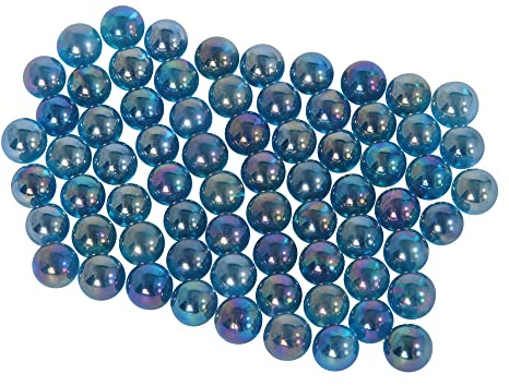 Bartl 112155 - Confezione da 100 biglie blu acqua, 14 mm, diametro circa