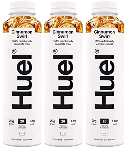 3 x 500 ml Vegan Cannelle Swirl Fruits Boisson Naturelle Smoothie Repas Vitamines Minéraux Faible Sucre Protéines Jus