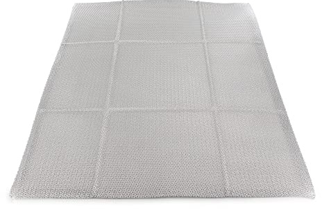 DEKAROX Filtre à graisse découpable en métal pour hotte aspirante Bosch Siemens Neff 00460117 00460119 LZ72010 LZ72020 Z5351X0 Z5353X0