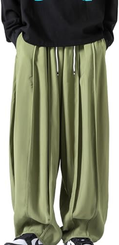 Generisch Tai Chi Hosen Confortable Respirant Kampfkunst Tai Chi Trainingshosen für Kampfsport Taiji Kung Fu Wushu Yoga Unisex Damen Herren Freizeithose,E,4XL