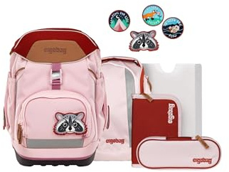 ergobag Pack Set ergonomischer Schulrucksack flexibel 6-teilig Set 1. Klasse Grundschule für Mädchen und Jungen