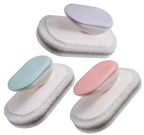 Alipis 3pcs Hard Brush for Cleaning Scrub Brush Dish Cleaning Tools for Kitchen Sink Handle