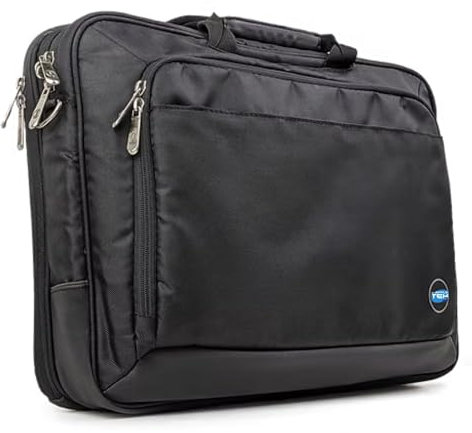 SIMPLETEK - Professional Topload Bag 15.6 (460-BBLR) | Dell Compatible - Laptops, Notebooks and Ultrabooks | Model WG1V8, Black (Refurbished), Black, 15.6 pollici