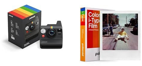 Polaroid - Now Gen3 - Appareil Photo instantané + Film Couleur (8 Photos) - Noir