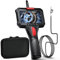 Ruycllo Endoscopio Industrial con Pantalla 4,3 y Cámara 1080P – Cámara Endoscópica con Luz LED, Sonda Ø6,2 mm Articulada 210°, IP67, Tarjeta SD 32 GB Incluida – Coches y Mantenimiento Técnico