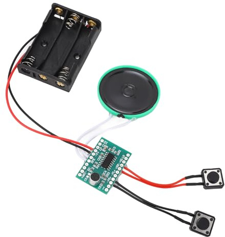 Eacam Aufzeichnungsmodul, DIY -Grußkarten -Sprach -Soundmodul, 30S -Platten, Musikschleife, Weihnachts-/Geschenke Abspielen