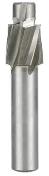 WZFC HSS Counterbore End Mill Pilot Slotting Tools Countersink Milling Cutter 4 Flutes Pilot Flat Counterbore Drill Bit,M6 6.2x10.4x10x60