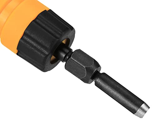 Marhynchus Cincel Eléctrico para Tallar Madera, Herramienta de Goma Metálica con 5 Cuchillas y Eje Flexible para Artesanos y Aficionados