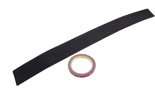 Kantenschutz Bleche Universal Auto Kofferraum Tür Schutz Streifen Schwelle Platte Hinten Stoßstange Gummi Formen Pad Trim Abdeckung(104CM X 8CM Black)