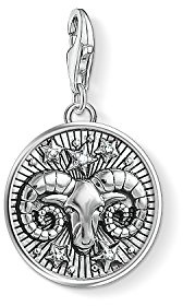 THOMAS SABO Damen Herren-Charm-Anhänger Sternzeichen Jungfrau Charm Club 925 Sterling Silber 1645-643-21