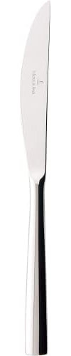Villeroy & Boch Piemont Tafelmesser 6 Stück Nr. 1262640065 und 4er Set EKM Living Edelstahl Strohhalme