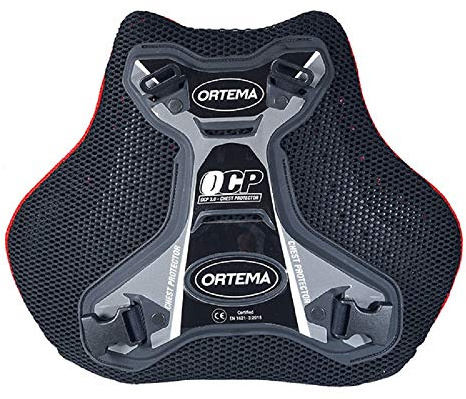 ORTEMA OCP 3.0 - (Gr.L/XL schwarz) Chest Protector - Brustprotektor mit Gurtsystem - Schutzklasse EN 1621-3: 2018 Level 2 für Motocross/Endurosport/Downhill/MTB & mehr