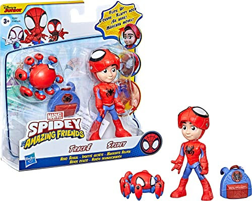 Hasbro Spidey and his Amazing Friends-SAF Hero Reveal Spidey And Trace E, F22435X1