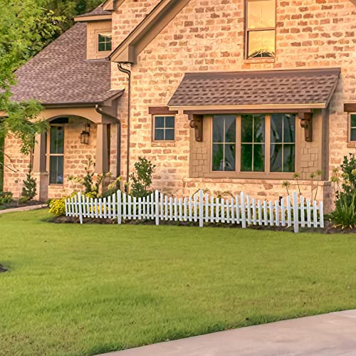 5st Einfahrtstor Kleiner Lattenzaun Randeinfassung Für Den Garten Beeteinfassung Gartenzaun Aus Draht Dekorative Zaunplatte Metall-zaun Rasenkante Kleine Pflanze Gitter Baby Weiß