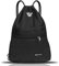 WESTWOOD FOX WFX Tasche mit Kordelzug, wasserdicht, Sport, Fitnessstudio, Rucksack für Damen und Herren, PE-Beutel, Außentasche, Reißverschluss, Schule, Strand, Urlaub, Schwimmen (Black)