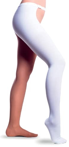 Linphelle Calza Monocollant Antitrombo Medicale a Compressione Graduata, Gamba Destra, Classe 1, Calza Elastiche Antiembolismo per Degenza, Taglia 6