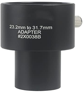 Mikroskop-Zubehör-Kit 23,2 mm bis 31,7 mm T -Mount -Adapter 1,25 Zoll Teleskop -Okuliehen auf dem biologischen Mikroskop Mikroskopische Objektträger