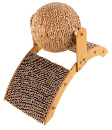 Sosoport Cat Scratcher Langlebiger Katzenspielzeug Mit Doppelseitigem Design Fördert Das Kratzverhalten Aus Hochwertigem Sicherem Für Katzen Um Möbel Zu Schützen