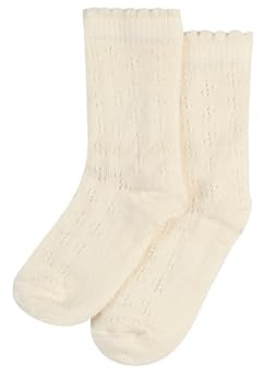 Dilling Socken aus Merinowolle/Seide für Kinder - Elfenbein 27/30