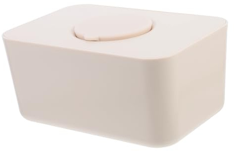 Cabilock Contenitore Salviette Umide per Auto Ufficio Casa Scatola in Silicone Coperchio Porta Salviette Umidificate
