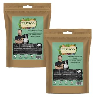 Fresco Vegan Trainingsknöchelchen 2 x 150g | köstliche und nahrhafte Alternative | basiert auf dem Sonnenblumenprotein