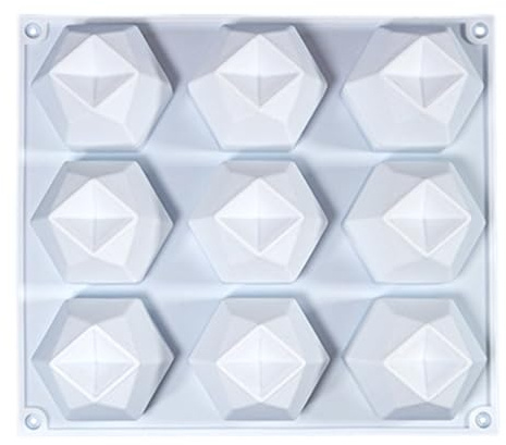 Stampi in silicone a forma di sfera per candele, geometrie su più lati, in resina, per torte, caramelle, argilla, per realizzare candele fai da te