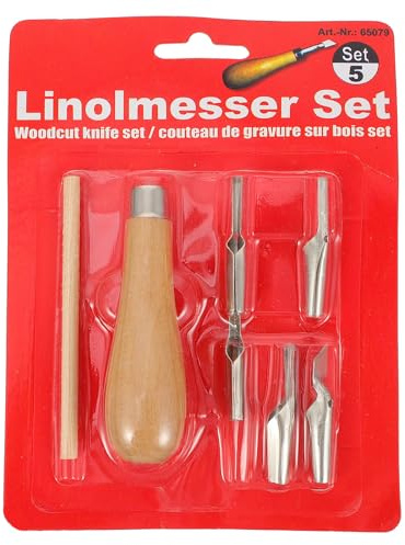 BESTonZON Juego de Espátulas para Pintura al Óleo y Arte, Mango de Madera Ergonómico, Surtido de 3 Piezas, para Artistas y Aficionados Creativos, Uso en Manualidades Artísticas y Bricolaje,